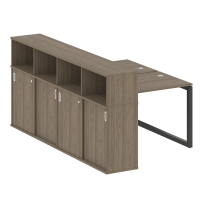 Metal System Quattro Р. ст. с шкафом-купе на О-образном м/к 50БО.РС-СШК-4.1 Т Акация/Антрацит металл 1410*2332*1098 Metal System Quattro Р. ст. с шкафом-купе на О-образном м/к 50БО.РС-СШК-4.1 Т Акация/Антрацит металл 1410*2332*1098