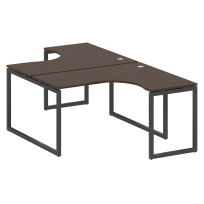 Metal System Quattro Р. ст. криволинейная на О-образном м/к 40БО.РАС-СА-2.3 Акация/Антрацит металл 1400*2435*750 Metal System Quattro Р. ст. криволинейная на О-образном м/к 40БО.РАС-СА-2.3 Акация/Антрацит металл 1400*2435*750
