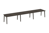 Onix Wood Стол переговорный (3 столешницы) OW.PRG-3.4 Белый бриллиант/Дуб светлый/Белый металл 4740*980*750 Onix Wood Стол переговорный (3 столешницы) OW.PRG-3.4 Белый бриллиант/Дуб светлый/Белый металл 4740*980*750