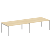 Metal System Quattro Перег. стол (2 столешницы) на П-образном м/к 50БП.ПРГ-2.5 Акация/Антрацит металл 3600*1235*750 Metal System Quattro Перег. стол (2 столешницы) на П-образном м/к 50БП.ПРГ-2.5 Акация/Антрацит металл 3600*1235*750