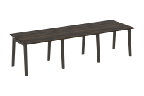 Onix Wood Стол переговорный (3 столешницы) OW.PRG-3.1 Белый бриллиант/Дуб светлый/Белый металл 2940*980*750 Onix Wood Стол переговорный (3 столешницы) OW.PRG-3.1 Белый бриллиант/Дуб светлый/Белый металл 2940*980*750