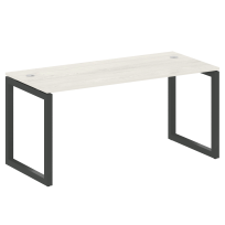 Metal System Quattro Стол офисный на О-образном м/к 50БО.СП-4 Вяз/Мокко металл 1600×720×750 Metal System Quattro Стол офисный на О-образном м/к 50БО.СП-4 Вяз/Мокко металл 1600×720×750