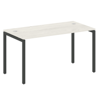 Metal System Quattro Стол офисный на П-образном м/к 40БП.СП-3 Вяз/Мокко металл 1400×720×750 Metal System Quattro Стол офисный на П-образном м/к 40БП.СП-3 Вяз/Мокко металл 1400×720×750