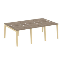 Onix Wood Рабочая станция OW.D.RS-6.0.7 Белый бриллиант/Дуб светлый/Белый металл 2340*1475*750 Onix Wood Рабочая станция OW.D.RS-6.0.7 Белый бриллиант/Дуб светлый/Белый металл 2340*1475*750