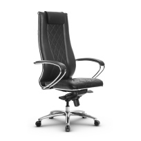 Кресло для руководителя Метта L 1m 50M/K_17838_Кожа перфорированная NewLeather - Черный_Кожа перфорированная NewLeather - Черный Кресло для руководителя Метта L 1m 50M/K_17838_Кожа перфорированная NewLeather - Черный_Кожа перфорированная NewLeather - Черный