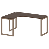 Metal System Quattro Стол криволинейный левый на О-образном м/к 40БО.СА-4 (L) Акация/Антрацит металл 1600*1200*750 Metal System Quattro Стол криволинейный левый на О-образном м/к 40БО.СА-4 (L) Акация/Антрацит металл 1600*1200*750