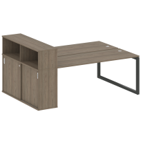 Metal System Quattro Р. ст. с шкафом-купе на О-образном м/к 50БО.РС-СШК-2.5 Т Акация/Антрацит металл 2210*1475*1098 Metal System Quattro Р. ст. с шкафом-купе на О-образном м/к 50БО.РС-СШК-2.5 Т Акация/Антрацит металл 2210*1475*1098