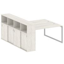 Metal System Quattro Р. ст. с шкафом-купе на О-образном м/к 40БО.РС-СШК-4.4 Т Акация/Антрацит металл 2010*2332*1098 Metal System Quattro Р. ст. с шкафом-купе на О-образном м/к 40БО.РС-СШК-4.4 Т Акация/Антрацит металл 2010*2332*1098