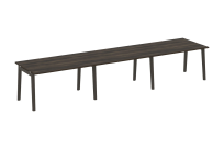 Onix Wood Стол переговорный (3 столешницы) OW.PRG-3.3 Белый бриллиант/Дуб светлый/Белый металл 4140*980*750 Onix Wood Стол переговорный (3 столешницы) OW.PRG-3.3 Белый бриллиант/Дуб светлый/Белый металл 4140*980*750