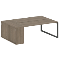 Metal System Quattro Р. ст. с шкафом-купе на О-образном м/к 50БО.РС-СШК-1.5 Т Акация/Антрацит металл 2210*1475*750 Metal System Quattro Р. ст. с шкафом-купе на О-образном м/к 50БО.РС-СШК-1.5 Т Акация/Антрацит металл 2210*1475*750