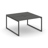 Стол-бенч двухсторонний двухместный Style Project SN-4O.DRS-014 Дуб Табак – Металл Белый 1580×1432×750 Стол-бенч двухсторонний двухместный Style Project SN-4O.DRS-014 Дуб Табак – Металл Белый 1580×1432×750