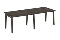 Onix Wood Стол переговорный (2 столешницы) OW.PRG-2.2 Белый бриллиант/Дуб светлый/Белый металл 2360*980*750 Onix Wood Стол переговорный (2 столешницы) OW.PRG-2.2 Белый бриллиант/Дуб светлый/Белый металл 2360*980*750