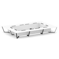 Стол для переговоров прямоугольный Steel Meet KD-PR.B.SP-26K2 / Тиквуд Светлый – Металл Черный / 6000×4000×750 Стол для переговоров прямоугольный Steel Meet KD-PR.B.SP-26K2 / Тиквуд Светлый – Металл Черный / 6000×4000×750