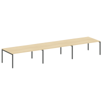 Metal System Quattro Перег. стол (3 столешницы) на П-оразном м/к 40БП.ПРГ-3.5 Акация/Антрацит металл 5400*1235*750 Metal System Quattro Перег. стол (3 столешницы) на П-оразном м/к 40БП.ПРГ-3.5 Акация/Антрацит металл 5400*1235*750