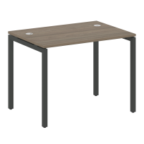 Metal System Quattro Стол офисный на П-образном м/к 40БП.СП-1 Вяз/Мокко металл 1000×720×750 Metal System Quattro Стол офисный на П-образном м/к 40БП.СП-1 Вяз/Мокко металл 1000×720×750