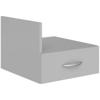 Тумба для документов подвесная (1 ящик) Simple. SC-1V Серый 412×450×323/163
