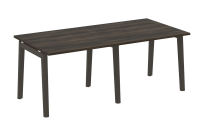 Onix Wood Стол переговорный (2 столешницы) OW.PRG-2.1 Белый бриллиант/Дуб светлый/Белый металл 1960*980*750 Onix Wood Стол переговорный (2 столешницы) OW.PRG-2.1 Белый бриллиант/Дуб светлый/Белый металл 1960*980*750