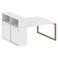 Metal System Quattro Р. ст. с шкафом-купе на О-образном м/к 50БО.РС-СШК-2.3 Т Акация/Антрацит металл 1810*1475*1098 Metal System Quattro Р. ст. с шкафом-купе на О-образном м/к 50БО.РС-СШК-2.3 Т Акация/Антрацит металл 1810*1475*1098
