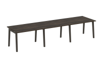 Onix Wood Стол переговорный (3 столешницы) OW.PRG-3.2 Белый бриллиант/Дуб светлый/Белый металл 3540*980*750 Onix Wood Стол переговорный (3 столешницы) OW.PRG-3.2 Белый бриллиант/Дуб светлый/Белый металл 3540*980*750