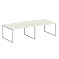 Metal System Quattro Перег. стол (2 столешницы) на О-образном м/к 40БО.ПРГ-2.3 Акация/Антрацит металл 2800*1235*750 Metal System Quattro Перег. стол (2 столешницы) на О-образном м/к 40БО.ПРГ-2.3 Акация/Антрацит металл 2800*1235*750