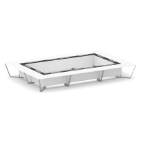 Стол для переговоров прямоугольный Steel Meet KM-PR.B.SP-26K2 / Тиквуд Светлый – Графит Глянец – Металл Серый / 6000×4000×750 Стол для переговоров прямоугольный Steel Meet KM-PR.B.SP-26K2 / Тиквуд Светлый – Графит Глянец – Металл Серый / 6000×4000×750
