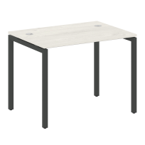 Metal System Quattro Стол офисный на П-образном м/к 40БП.СП-1 Вяз/Мокко металл 1000×720×750 Metal System Quattro Стол офисный на П-образном м/к 40БП.СП-1 Вяз/Мокко металл 1000×720×750