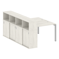 Metal System Quattro Р. ст. с шкафом-купе на П-образном м/к 50БП.РС-СШК-4.2 Т Акация/Антрацит металл 1610*2332*1098 Metal System Quattro Р. ст. с шкафом-купе на П-образном м/к 50БП.РС-СШК-4.2 Т Акация/Антрацит металл 1610*2332*1098