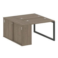 Metal System Quattro Р. ст. с шкафом-купе на О-образном м/к 50БО.РС-СШК-1.1 Т Акация/Антрацит металл 1410*1475*750 Metal System Quattro Р. ст. с шкафом-купе на О-образном м/к 50БО.РС-СШК-1.1 Т Акация/Антрацит металл 1410*1475*750