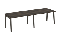 Onix Wood Стол переговорный (2 столешницы) OW.PRG-2.3 Белый бриллиант/Дуб светлый/Белый металл 2760*980*750 Onix Wood Стол переговорный (2 столешницы) OW.PRG-2.3 Белый бриллиант/Дуб светлый/Белый металл 2760*980*750