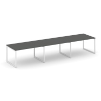 Стол для переговоров Style Project SN-4O.SPRG-024.3 Акация Лорка/Металл Черный 4740×980×750 Стол для переговоров Style Project SN-4O.SPRG-024.3 Акация Лорка/Металл Черный 4740×980×750