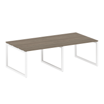 Metal System Quattro Перег. стол (2 столешницы) на О-образном м/к 50БО.ПРГ-2.2 Акация/Антрацит металл 2400*1235*750 Metal System Quattro Перег. стол (2 столешницы) на О-образном м/к 50БО.ПРГ-2.2 Акация/Антрацит металл 2400*1235*750