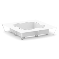 Стол для переговоров квадратный Steel Meet MD-PR.B.SP-20K2 / Тиквуд Светлый – Нержавеющая Сталь – Хром / 4000×4000×750 Стол для переговоров квадратный Steel Meet MD-PR.B.SP-20K2 / Тиквуд Светлый – Нержавеющая Сталь – Хром / 4000×4000×750