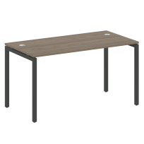 Metal System Quattro Стол офисный на П-образном м/к 40БП.СП-3 Вяз/Мокко металл 1400×720×750 Metal System Quattro Стол офисный на П-образном м/к 40БП.СП-3 Вяз/Мокко металл 1400×720×750