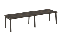 Onix Wood Стол переговорный (2 столешницы) OW.PRG-2.4 Белый бриллиант/Дуб светлый/Белый металл 3160*980*750 Onix Wood Стол переговорный (2 столешницы) OW.PRG-2.4 Белый бриллиант/Дуб светлый/Белый металл 3160*980*750
