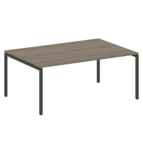 Metal System Quattro Перег. стол (1 столешница) на П-образном м/к 40БП.ПРГ-1.5 Акация/Антрацит металл 1800*1235*750 Metal System Quattro Перег. стол (1 столешница) на П-образном м/к 40БП.ПРГ-1.5 Акация/Антрацит металл 1800*1235*750