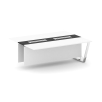 Сектор переговорного стола проходной Steel Meet L=2000 MM-PR.B.SPPW-20 / Тиквуд Светлый – Графит Глянец – Нержавеющая Сталь – Хром / 2000×1600×750 Сектор переговорного стола проходной Steel Meet L=2000 MM-PR.B.SPPW-20 / Тиквуд Светлый – Графит Глянец – Нержавеющая Сталь – Хром / 2000×1600×750