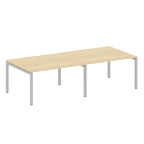 Metal System Quattro Перег. стол (2 столешницы) на П-образном м/к 50БП.ПРГ-2.3 Акация/Антрацит металл 2800*1235*750 Metal System Quattro Перег. стол (2 столешницы) на П-образном м/к 50БП.ПРГ-2.3 Акация/Антрацит металл 2800*1235*750