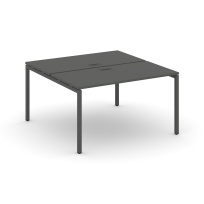 Стол-бенч двухсторонний двухместный Style Project SN-4P.DRS-002 / Дуб Табак – Металл Белый / 1180×1232×750 Стол-бенч двухсторонний двухместный Style Project SN-4P.DRS-002 / Дуб Табак – Металл Белый / 1180×1232×750