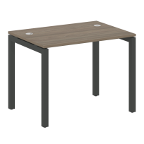 Metal System Quattro Стол офисный на П-образном м/к 50БП.СП-1 Вяз/Мокко металл 1000×720×750 Metal System Quattro Стол офисный на П-образном м/к 50БП.СП-1 Вяз/Мокко металл 1000×720×750