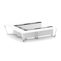 Стол для переговоров П-образный Steel Meet MM-PR.B.SP-11P / Тиквуд Светлый – Графит Глянец – Нержавеющая Сталь – Хром / 3200×3200×750 Стол для переговоров П-образный Steel Meet MM-PR.B.SP-11P / Тиквуд Светлый – Графит Глянец – Нержавеющая Сталь – Хром / 3200×3200×750