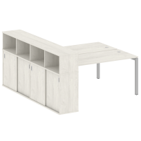 Metal System Quattro Р. ст. с шкафом-купе на П-образном м/к 50БП.РС-СШК-4.4 Т Акация/Антрацит металл 2010*2332*1098 Metal System Quattro Р. ст. с шкафом-купе на П-образном м/к 50БП.РС-СШК-4.4 Т Акация/Антрацит металл 2010*2332*1098