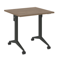 X-Pull Стол складной мобильный X.M-0.7 Тиквуд тёмный/Серый металл 780×720×753