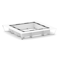 Стол для переговоров квадратный Steel Meet MM-PR.B.SP-24K / Тиквуд Светлый – Графит Глянец – Нержавеющая Сталь – Хром / 4800×4800×750 Стол для переговоров квадратный Steel Meet MM-PR.B.SP-24K / Тиквуд Светлый – Графит Глянец – Нержавеющая Сталь – Хром / 4800×4800×750