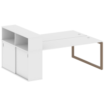 Metal System Quattro Р. ст. с шкафом-купе на О-образном м/к 50БО.РС-СШК-2.5 Т Акация/Антрацит металл 2210*1475*1098 Metal System Quattro Р. ст. с шкафом-купе на О-образном м/к 50БО.РС-СШК-2.5 Т Акация/Антрацит металл 2210*1475*1098