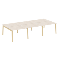Onix Wood Рабочая станция OW.D.RS-6.2.8 Белый бриллиант/Дуб светлый/Белый металл 3540*1635*750 Onix Wood Рабочая станция OW.D.RS-6.2.8 Белый бриллиант/Дуб светлый/Белый металл 3540*1635*750